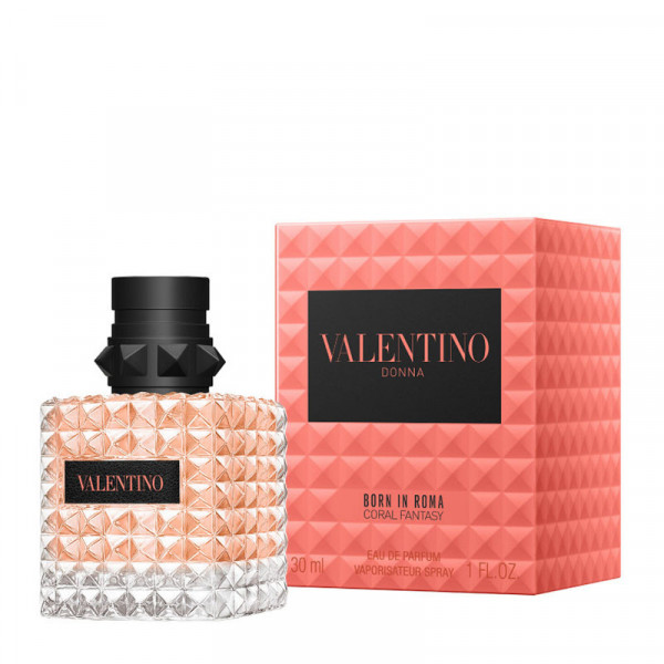 Donna Born In Roma Coral Fantasy Valentino