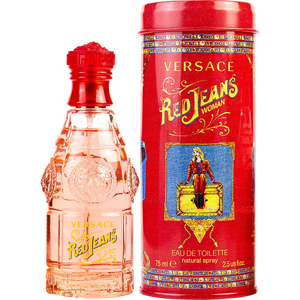 versace red jeans edt 75ml for her