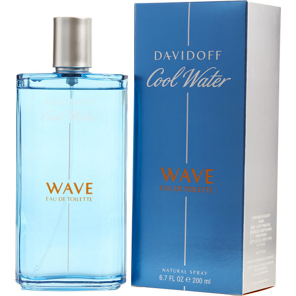 Eau De Toilette Spray Cool Water Wave De Davidoff En 200 Ml Pour Homme