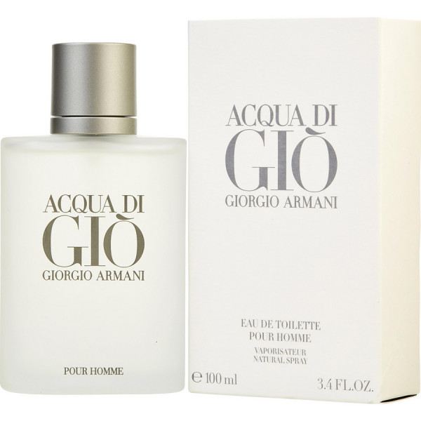 Eau De Toilette Spray Acqua Di Gio De Giorgio Armani En 100 Ml Pour Homme