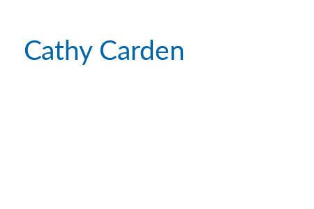 Cathy Carden