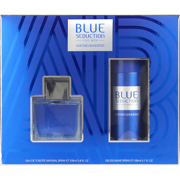 Blue seduction pour homme - antonio banderas coffret cadeau 100 ml